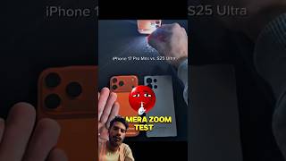 iPhone 17 Pro Max vs Samsung S25 Ultra: The Most INSANE Camera Zoom Test Ever! 😲📸 #zoomtest