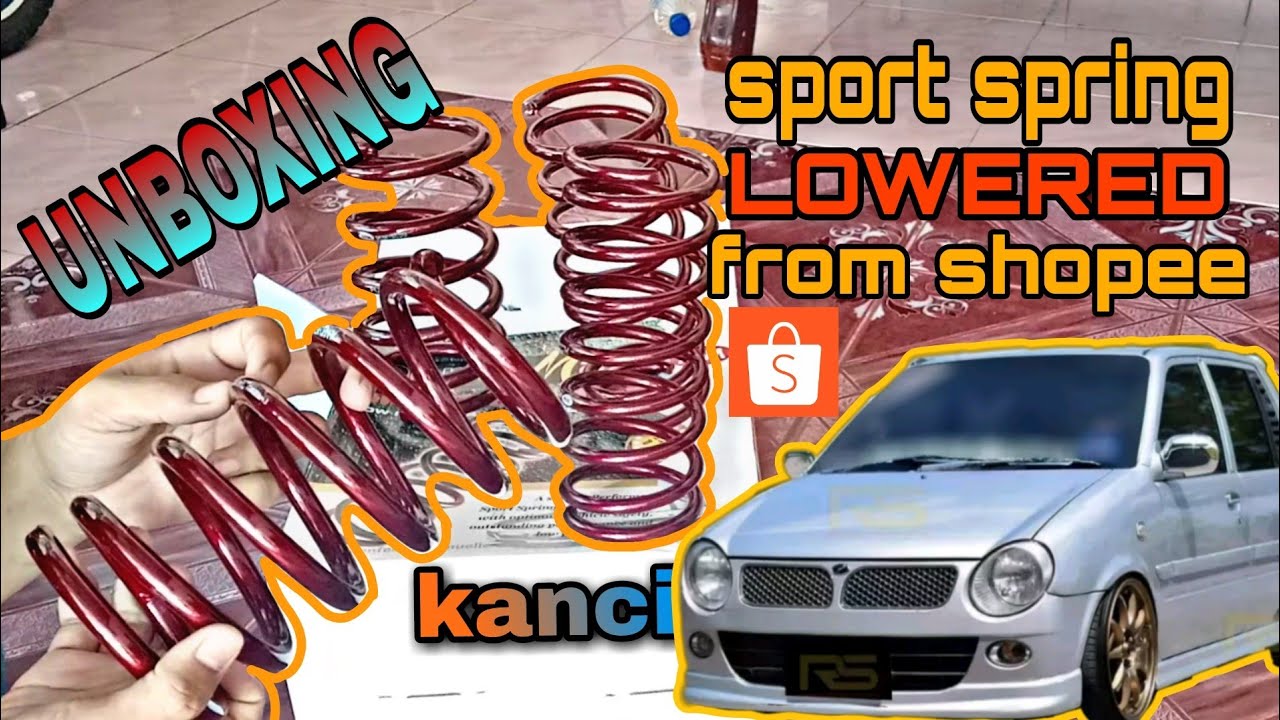 Spring Kancil UNBOXING | SPORT SPRING LOWERET KANCIL FROM SHOPEE - YouTube