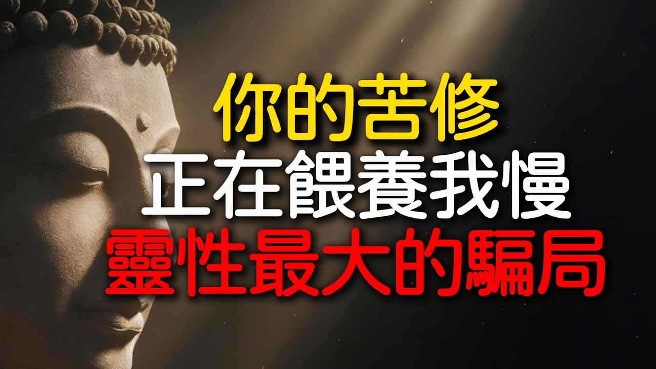 你修的那些苦行,可能只是在喂养你的我慢!解讀《尼拘陀梵志經》,佛陀對苦行者的18條心理診斷。#我慢 #靈性唯物主義 #尼拘陀梵志經 #佛陀智慧 #自我檢視