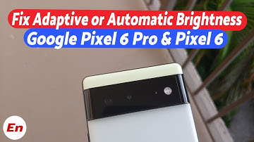 Google Pixel 6 Pro & Pixel 6 :- Fix Adaptive or Automatic Brightness Issues