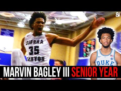 Before Duke, Marvin Bagley III Was BULLYING High Schoolers! | MB3 FINAL HS YEAR FULL RAW HIGHLIGHTS