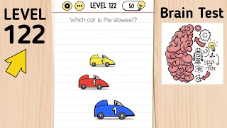 Brain Test Level 122 Which Car Is The Slowest?