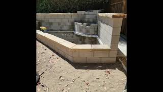 Project Success - Stone And Wood Veneered Three Tier Pond