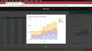 Automatic charts with Explore — Google Sheets