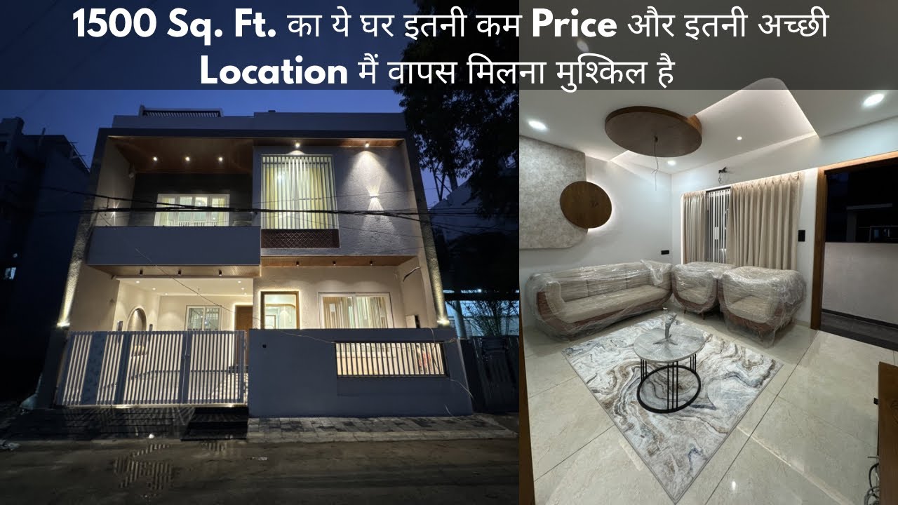 VN138 | 4 BHK Fully Furnished Luxury House for Sale in Indore | Near Bombay Hospital Prime Location 