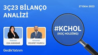 3Ç23 Bilanço Analizi #KCHOL - YouTube