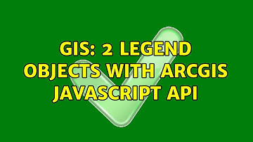 GIS: 2 legend objects with arcgis javascript api (2 Solutions!!)