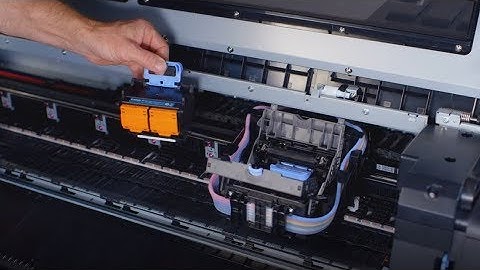 How to replace the Printhead on a Canon PRO-Series printer