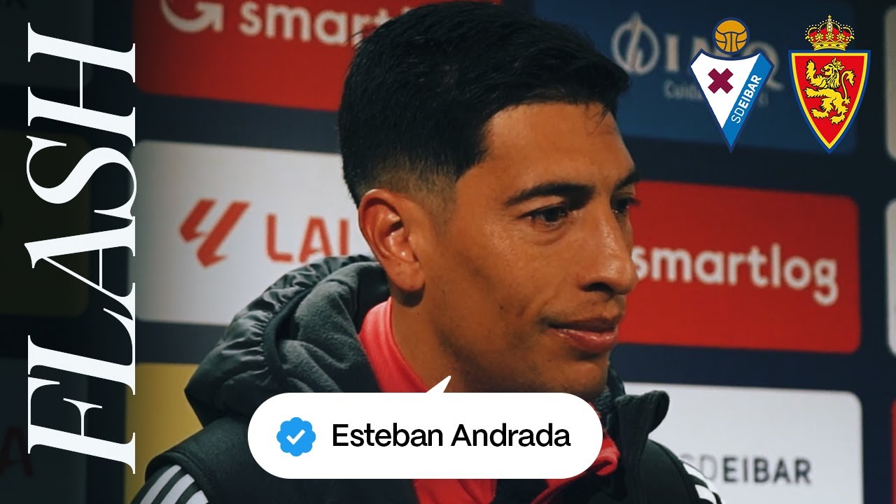 FLASH | Andrada, tras el SD Eibar-Real Zaragoza | LaLiga Hypermotion
