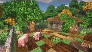 Minecraft | How to Build a Pig Pen (pig farm)
