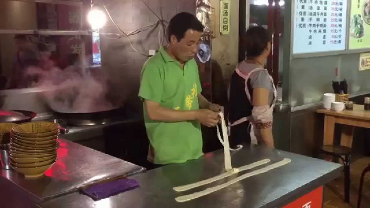 Xi An Muslim Quarter Biang Biang Noodles Youtube