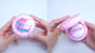 ✨DIY paper Cosmetics | Powder Foundation 😄YaniSani😀 #papercraft #paperdiy #paperplay #squishy