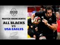 Highlights  all blacks v usa eagles 1874 cup