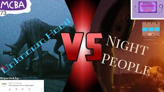 Mega Character Battle Arena Season 2 Ep 73 Night People Vs Unknown Howl My Longest Animation