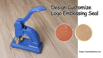How to use Custom Logo Embosser Stamp Custom Embossing Stamp