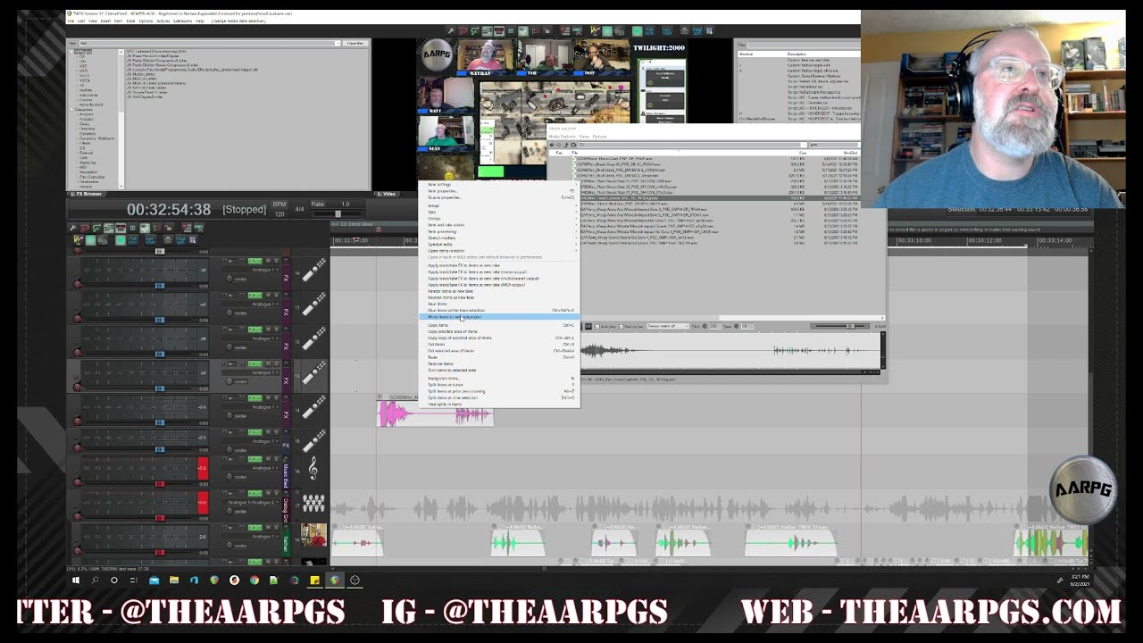 Designing gory Sound FX for a TTRPG Actual Play podcast using Reaper.