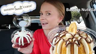 NEW Nothing Bundt Cakes Banana prepared with Nutella on the inside review