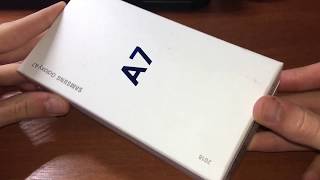 Распаковка Samsung Galaxy A7 2018 Распаковка Samsung Galaxy A7 2018
