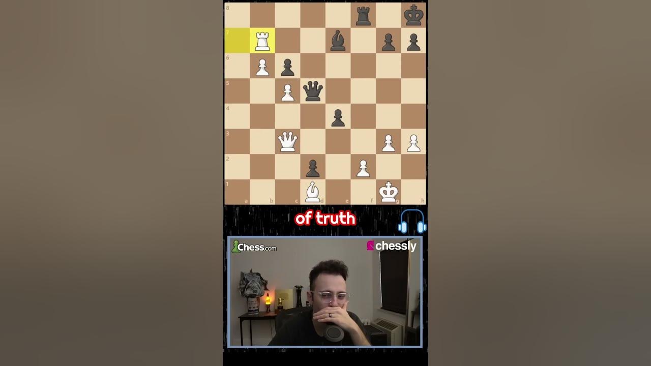 He blundered his knight, but got higher accuracy (lul) - Chess