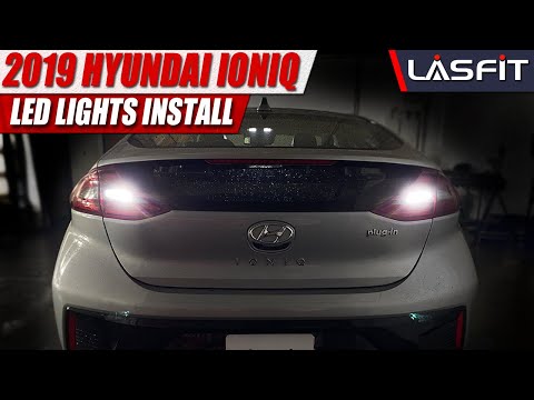 2019 Hyundai Ioniq | How to install LED back up light interior dome map truck bulbs