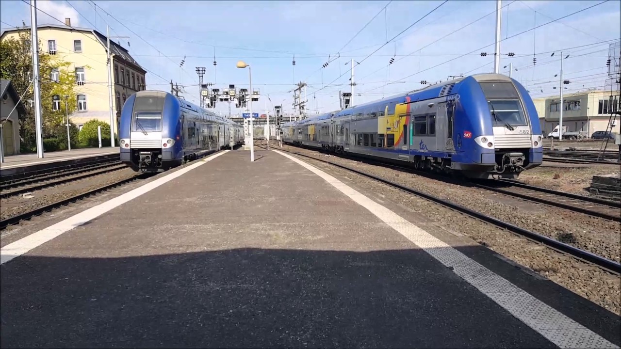 Quelques Trains En Gare De Thionville