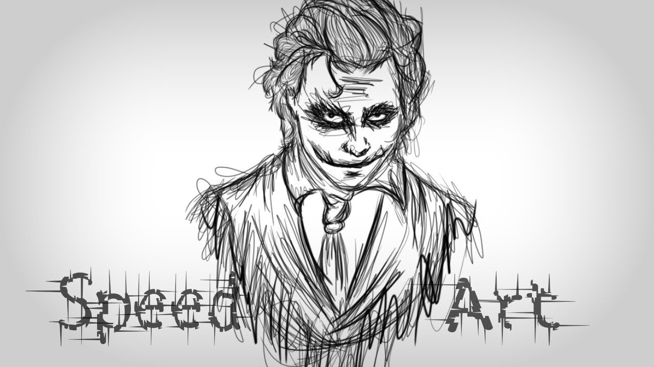 34 Sketsa Gambar Joker  Keren Hitam  Putih  Rudi Gambar