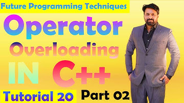 Operator Overloading part02| Unary Operator ++ --| Tutorial 14| OOP with Waheed