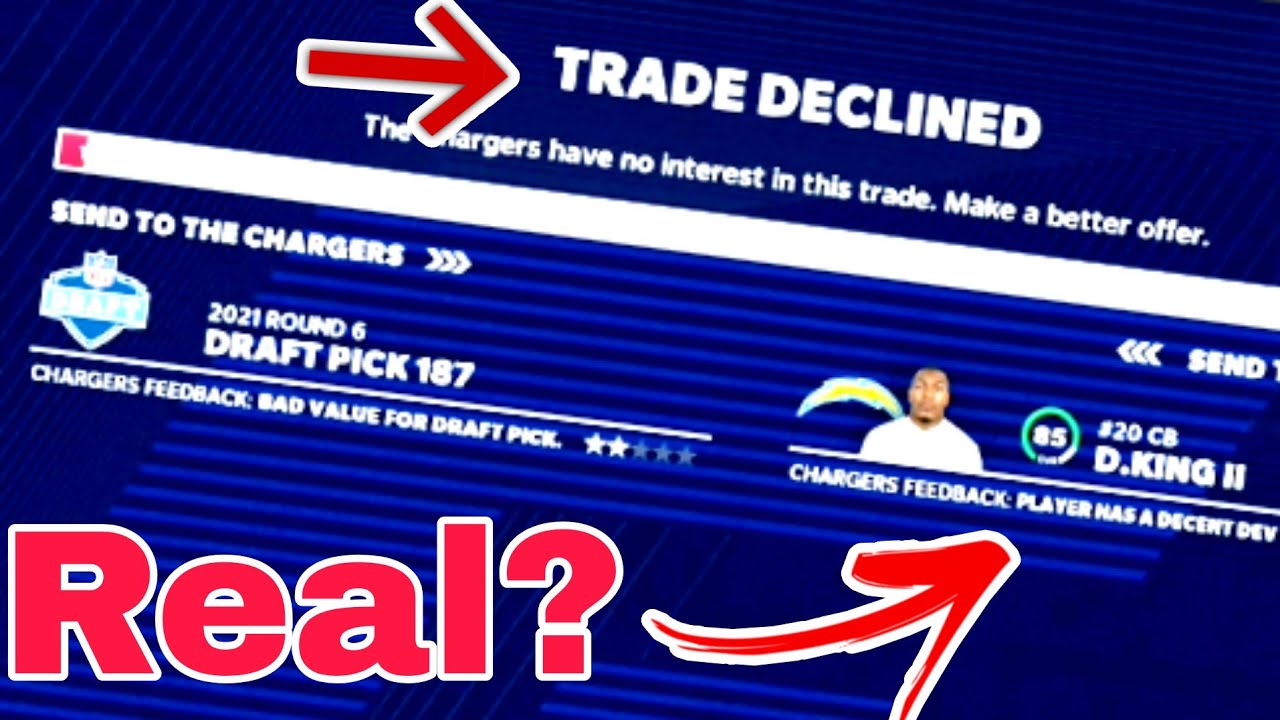 Real Life NFL Trades in Madden 21!