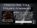 How to Get You’re Prayers Answered - (Audio Podcast Devotion)