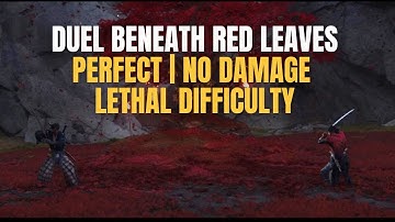 Ghost of Yotei - Flawless No Damage Duel Beneath Red Leaves - Lethal Difficulty