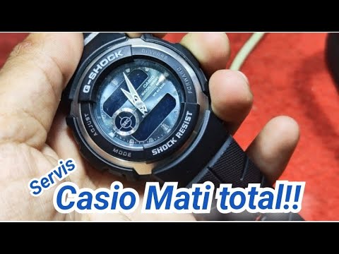 Casio G-shock G-300 watch service is completely dead - YouTube