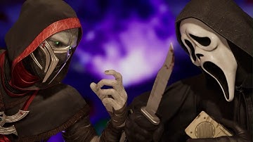 Mortal Kombat 1 - Ermac vs Ghostface | All Intro/Interaction Dialogues