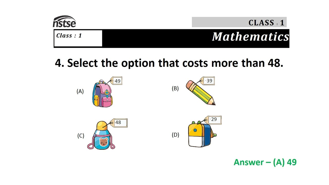 NSTSE Olympiad Exam Paper 2021-22