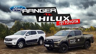 Toyota HILUX 2020 vs Ford RANGER | На песке кроссовой трассы