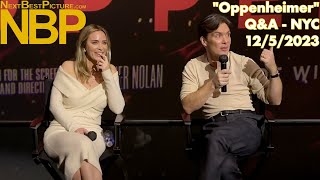 "Oppenheimer" Q&A in NYC (12/5/2023)