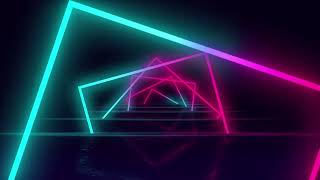 Neon Tunnel Background Animation Loop
