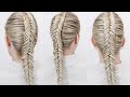 How To Single Dutch Fishtail Your Own Hair - Hand Placement & Slow Talk Through - Medium & Long Hair