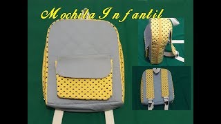 Passo a passo / Mochila Infantil