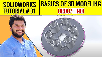 Solidworks Tutorials for beginners in Hindi #01 - Circular Pattern
