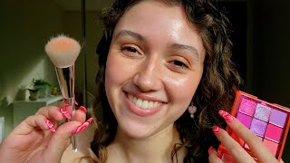 ASMR Doing Your Makeup 🍒 (Fast \& Aggressive, Layered Personal Attention)