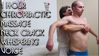 💆 1 Hour of Chiropractic: Neck and Back Crack - Head, Eyes and Ear Massage - ASMR relaxing voice