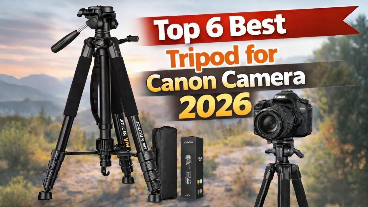 6 лучших штативов для камер Canon в 2026 году | Обзор штативов для фото- и видеосъемки