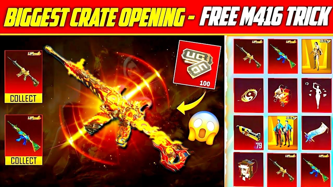 New m416 crate opening own everything 
