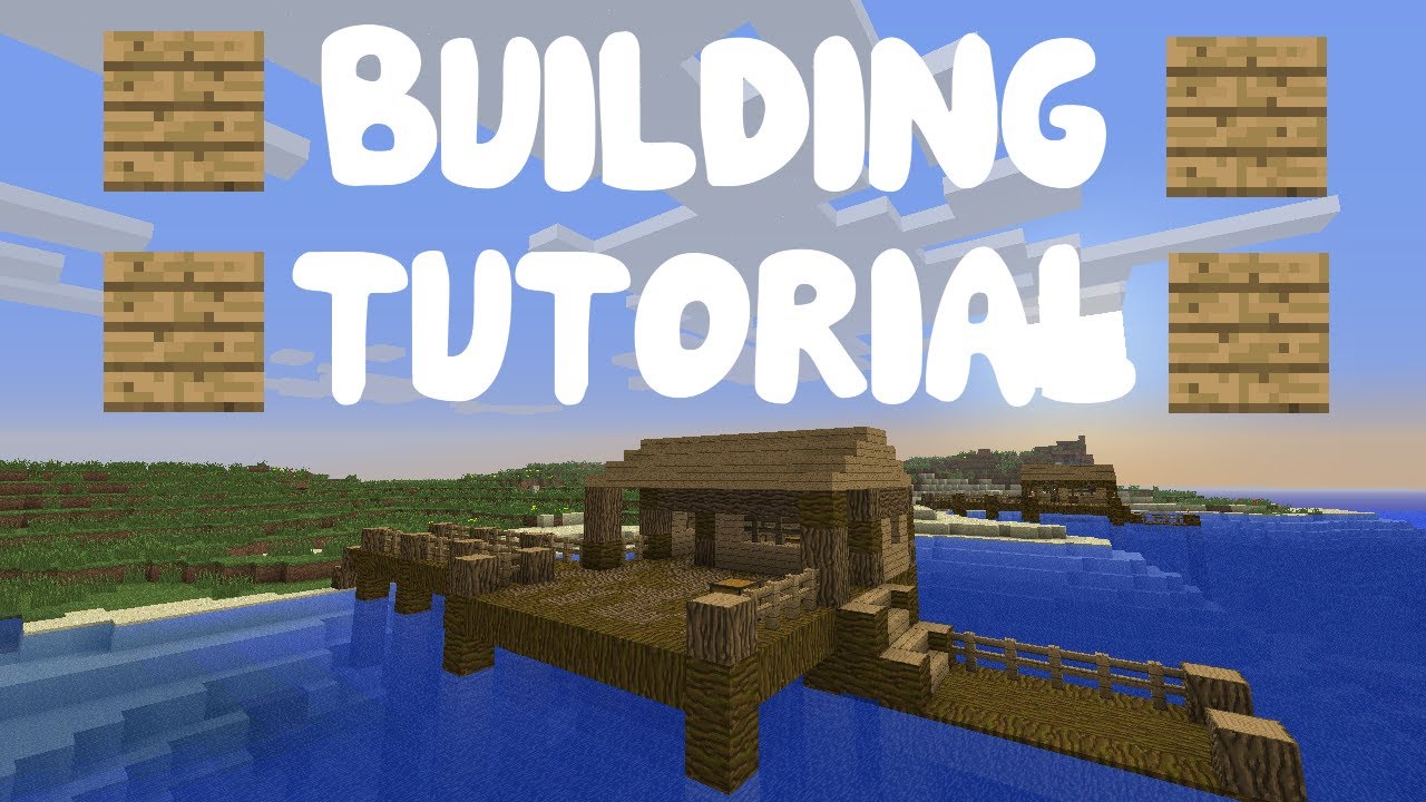 Minecraft: Building Tutorial - Part 6 - Cool Boat Dock 