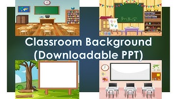 Classroom Background for Video Lesson / Virtual Online Class / Free Download Powerpoint