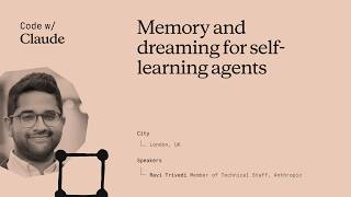 Memory and dreaming for self learning agents