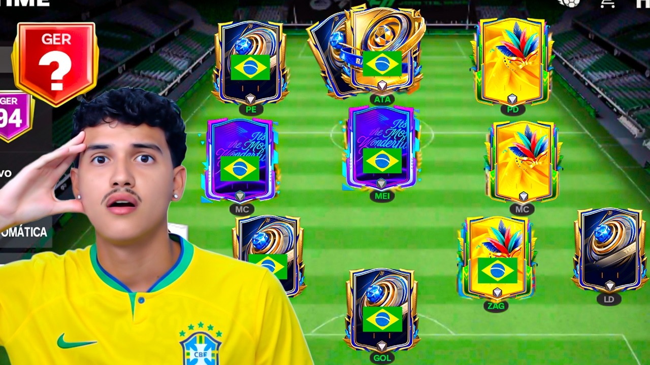 DO MEU TIME DE BRASILEIROS AO UTOTY + GINGA no FC MOBILE