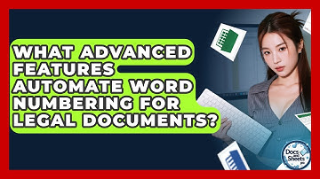 What Advanced Features Automate Word Numbering For Legal Documents? - Docs and Sheets Pro