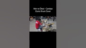 Thumbnail of Mor ve Ötesi-Cambaz Outro Drum Cover #shorts #ytshorts #drums #rock #drumcover