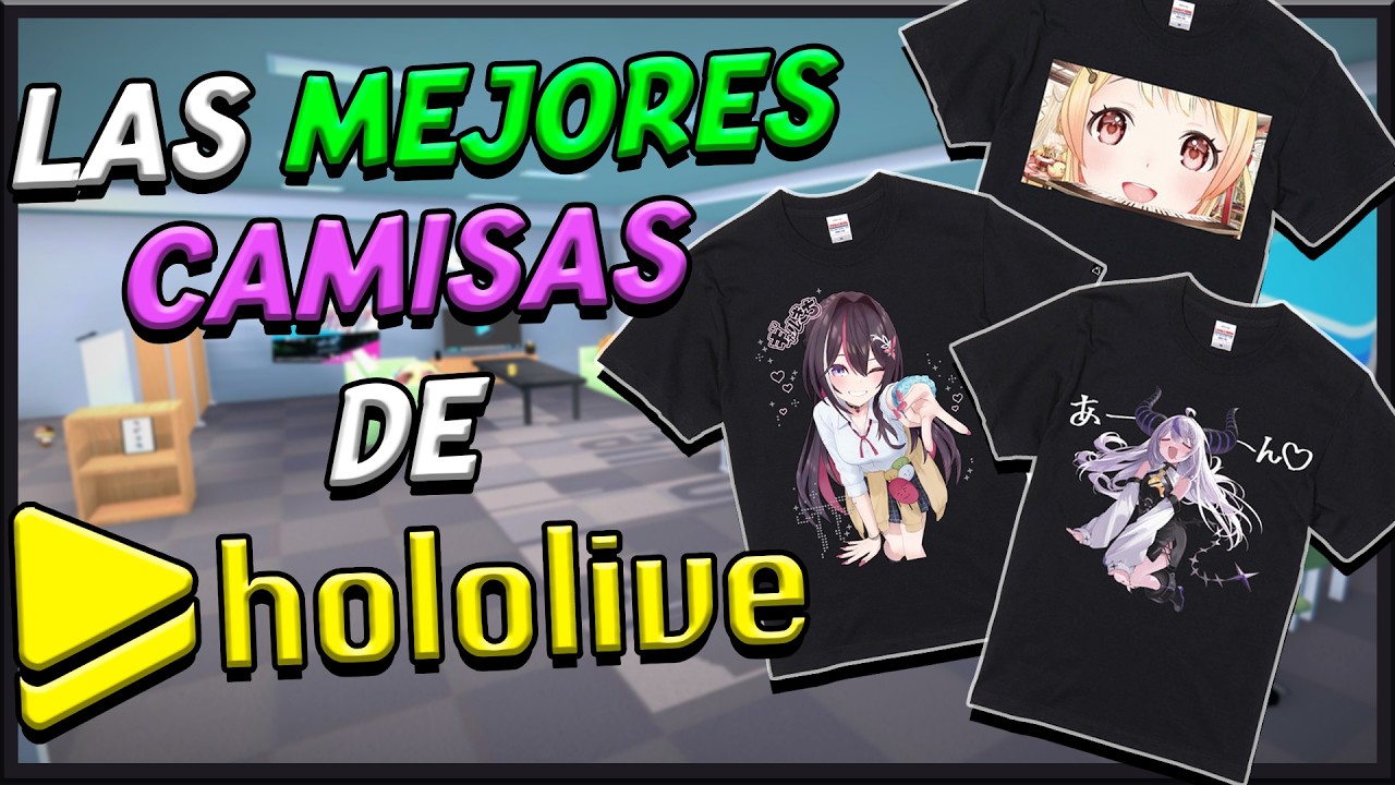 ¿TE LAS PONDRÍAS EN LA CALLE? Tier List de la MERCH y CAMISAS de HOLOLIVE 👕🔥